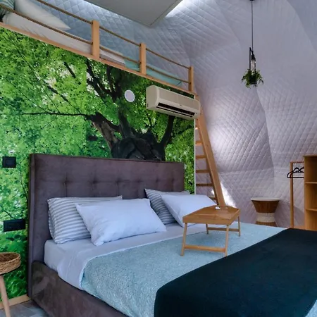 Luxury Dome Tents Ikaria Ap'Esso Raches  Exterior photo
