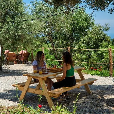Luxury Dome Tents Ikaria Ap'Esso Raches  Exterior photo